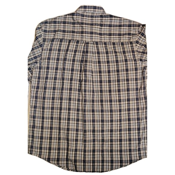 Wrangler Riata Plaid Button Down Long Sleeve Shirt Mens Large - Picture 8 of 9